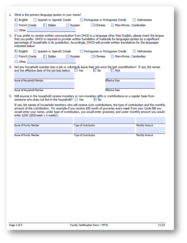 I would like change the Head of Household for my voucher - MTW/Section ...